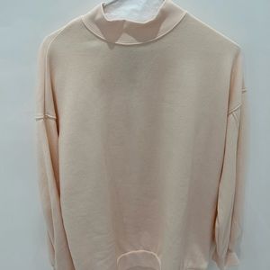 Light pink oversized crewneck